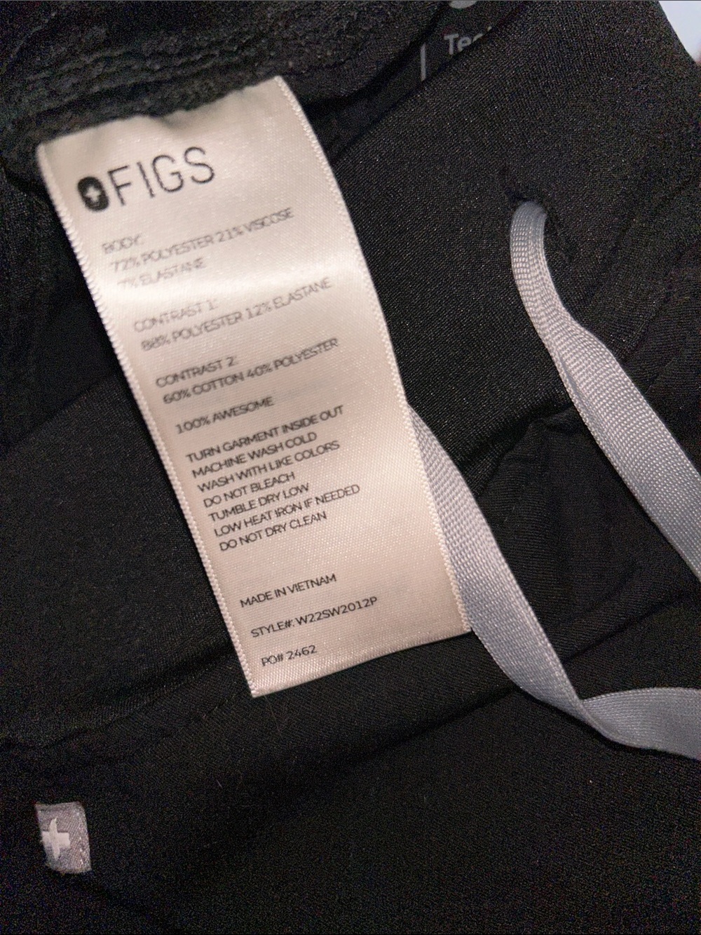FIGS High Waisted Zamora Jogger Scrub Pants - Picture 6 of 6